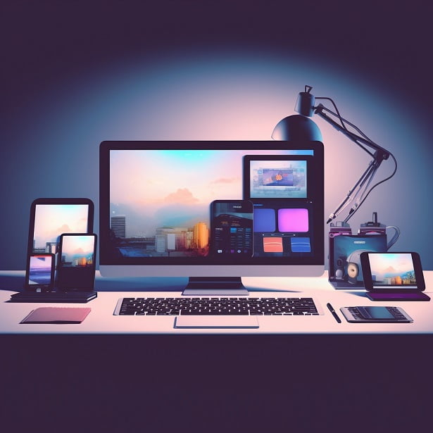 Web application is compatible across different devices.