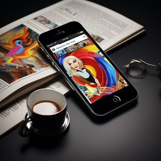 Use smartphone to browse company website