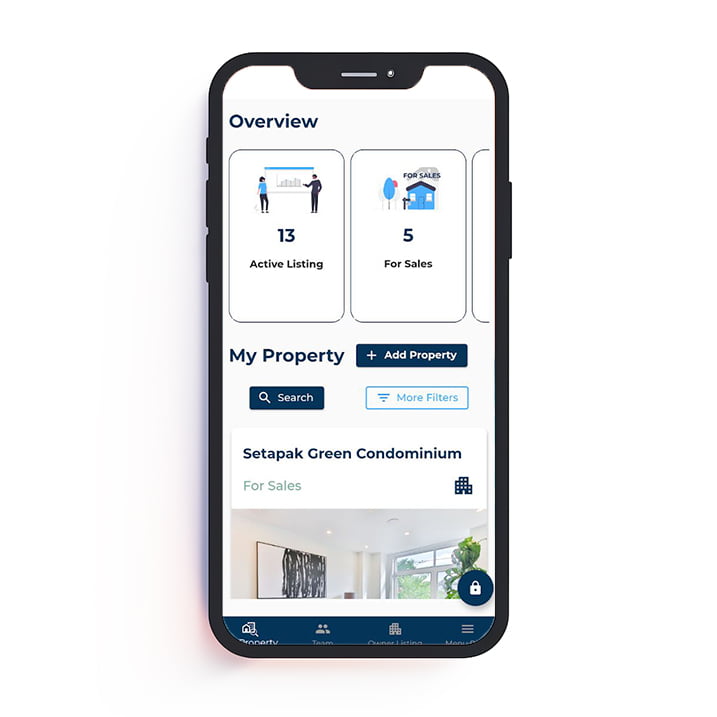Proplead property listing management app