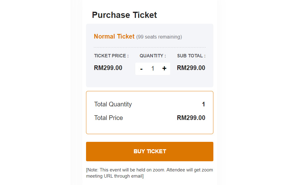 Ticket Purchase of Appnicorn's E-learning Management System