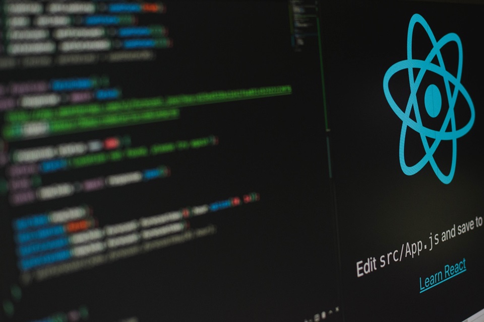 JavaScript and React.