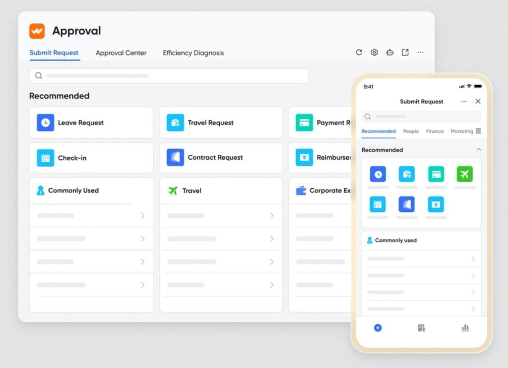 Manage approvals on a single platform by using Lark