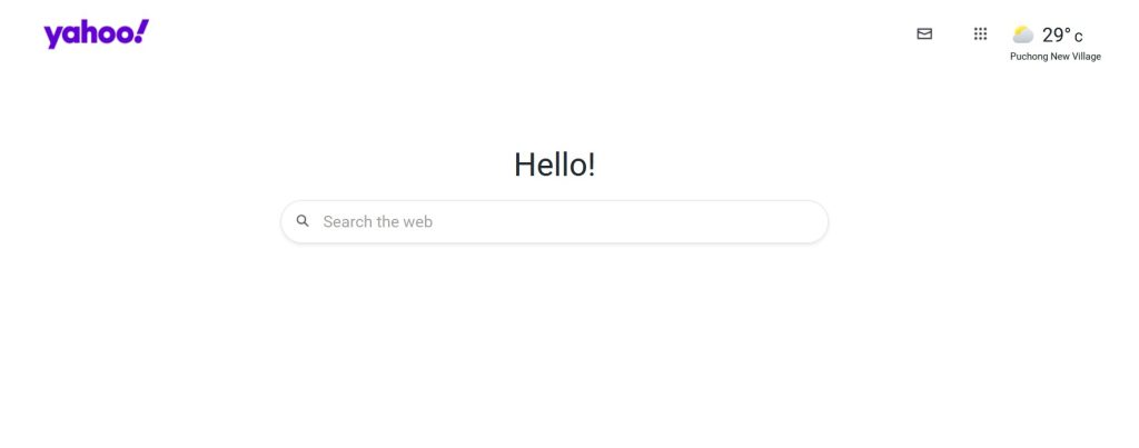 Yahoo is one of the most used search engines in Malaysia.