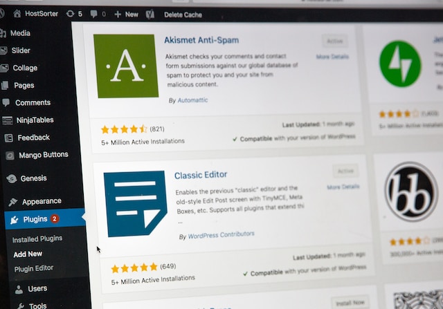 WordPress's vast library of plugins and themes is one of the reasons why WordPress dominates website building.