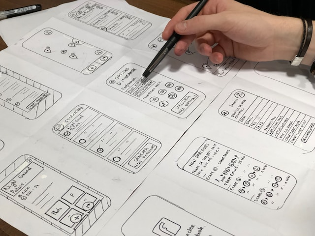 UI and UX design