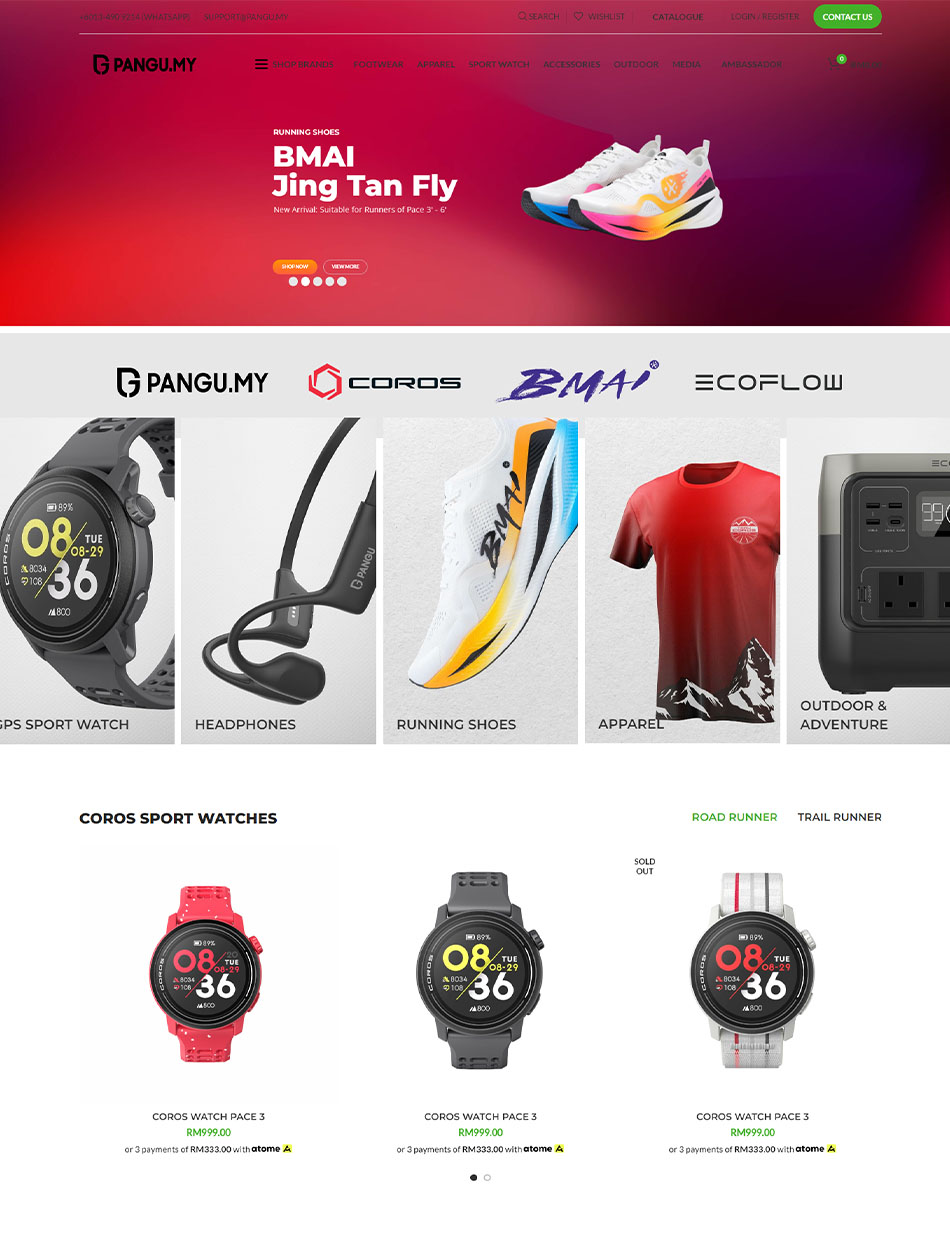 Pangu is Appnicorn's E-commerce web development client.