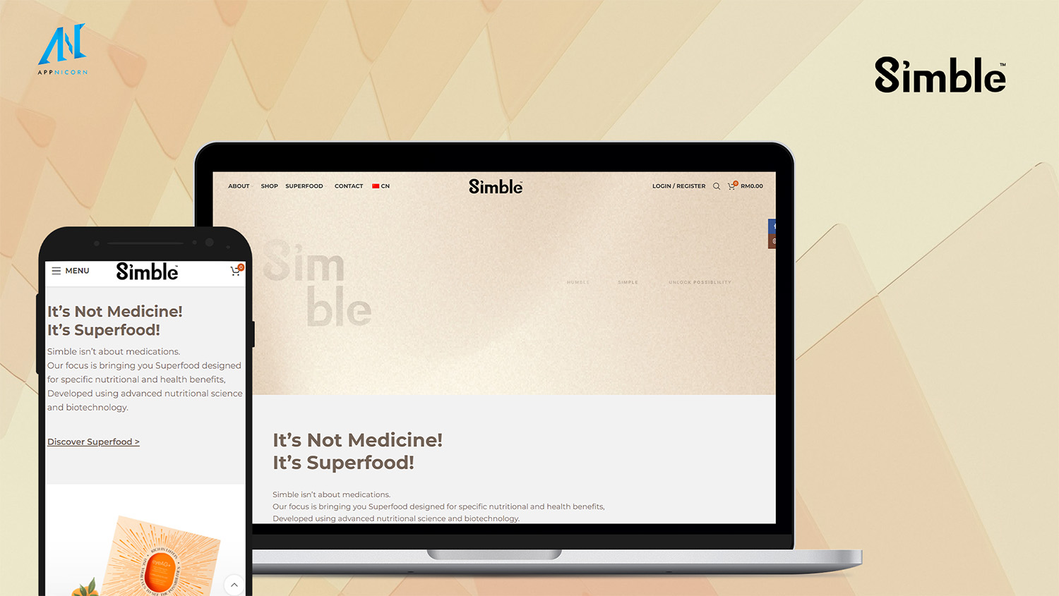 Appnicorn Website Portfolio - Simble