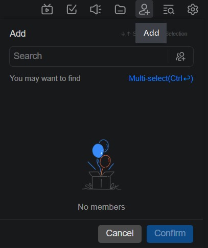 Add group chat members