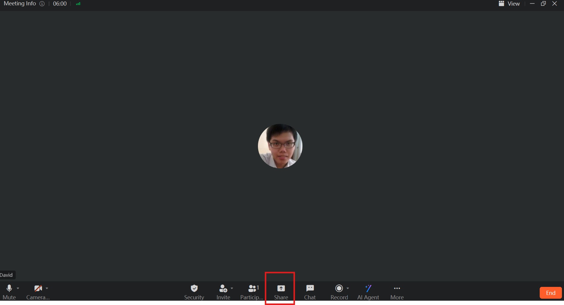 DingTalk share screen