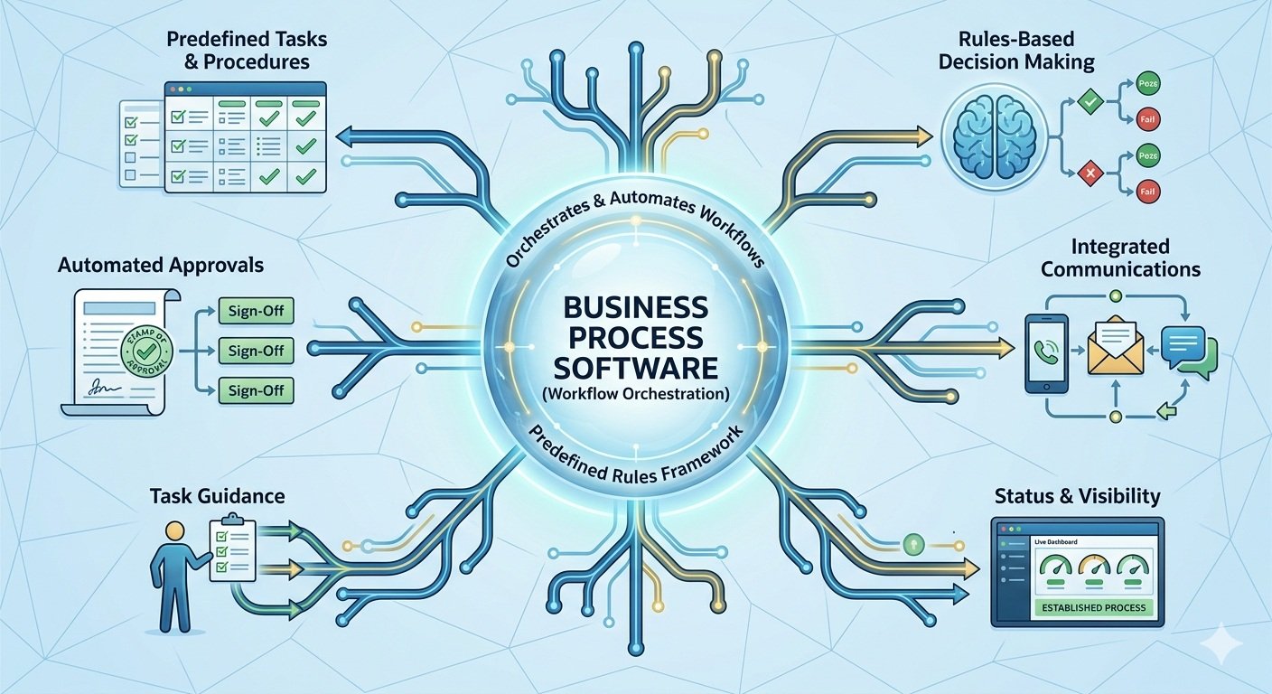 What is business process software BPMS