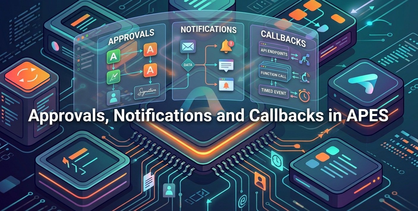 Approvals, Notifications and Callbacks in APES