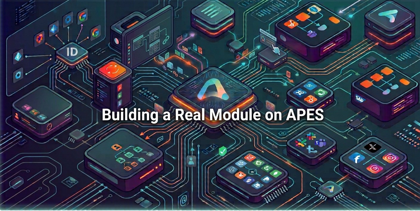 Building a real module on APES