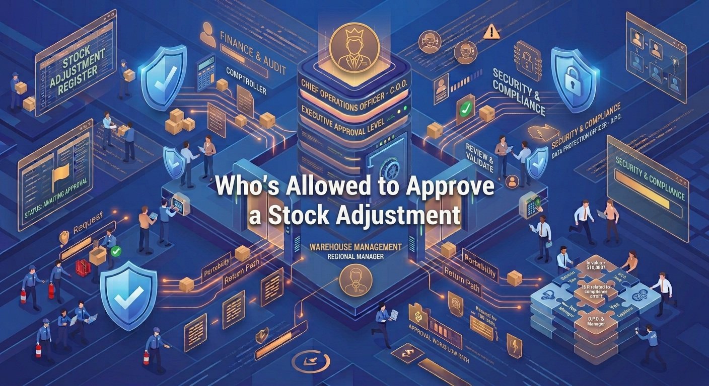 Who's Allowed to Approve a Stock Adjustment